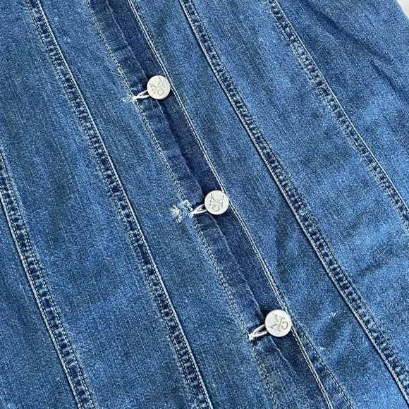 Vintage Calvin Klein Denim Dress - Picture 8 of 11